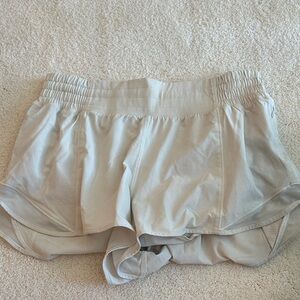 Cream hottie hot Lululemon shorts